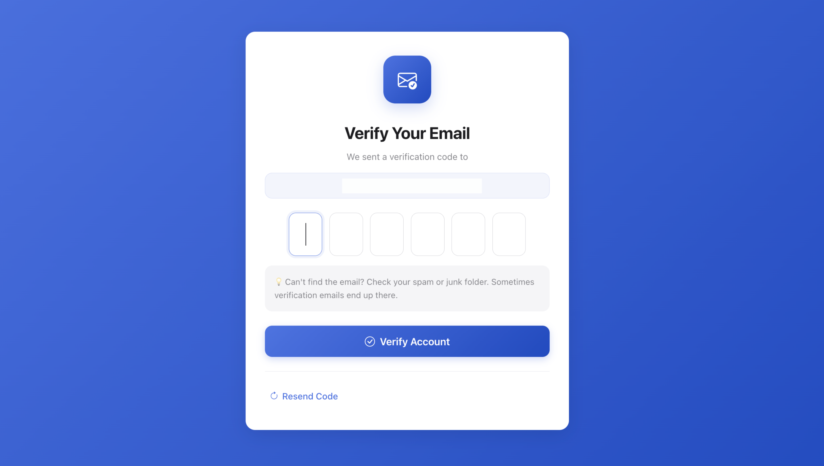 Schritt: Telefonnummer